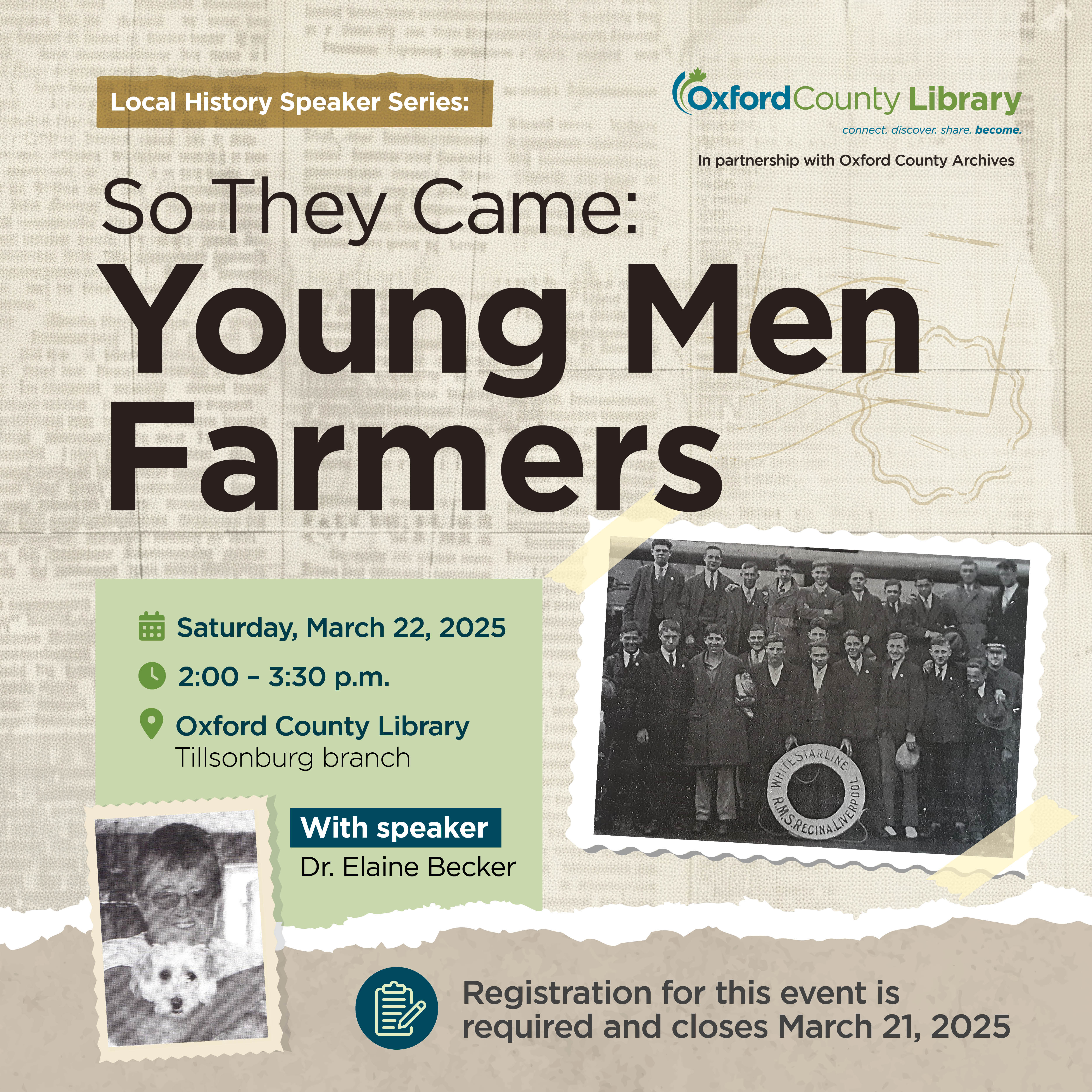 So They Came: Young Men Farmers