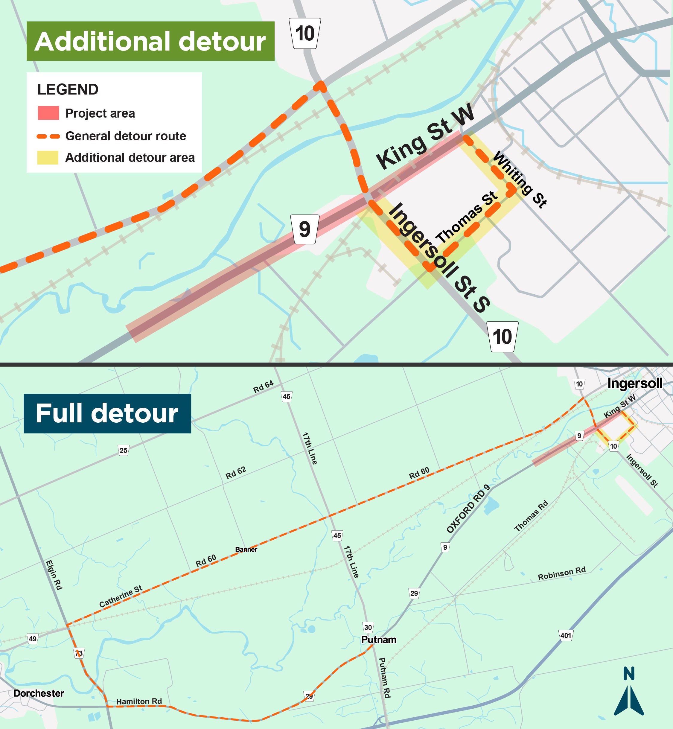 Oxford Road 9, Ingersoll - Construction maps