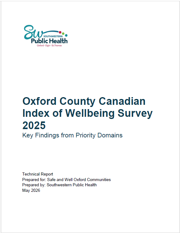 SWPH key findings of CIWB survey results cover page
