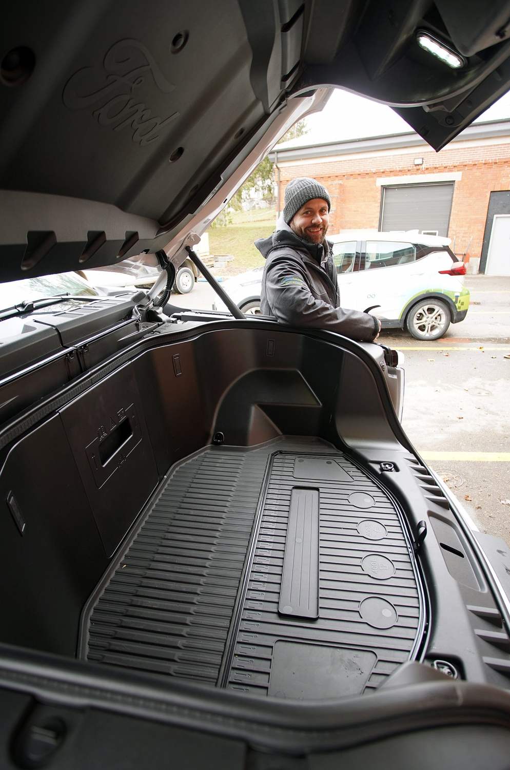 Under hood of Battery Electric Vehicle Under hood of Battery Electric Vehicle