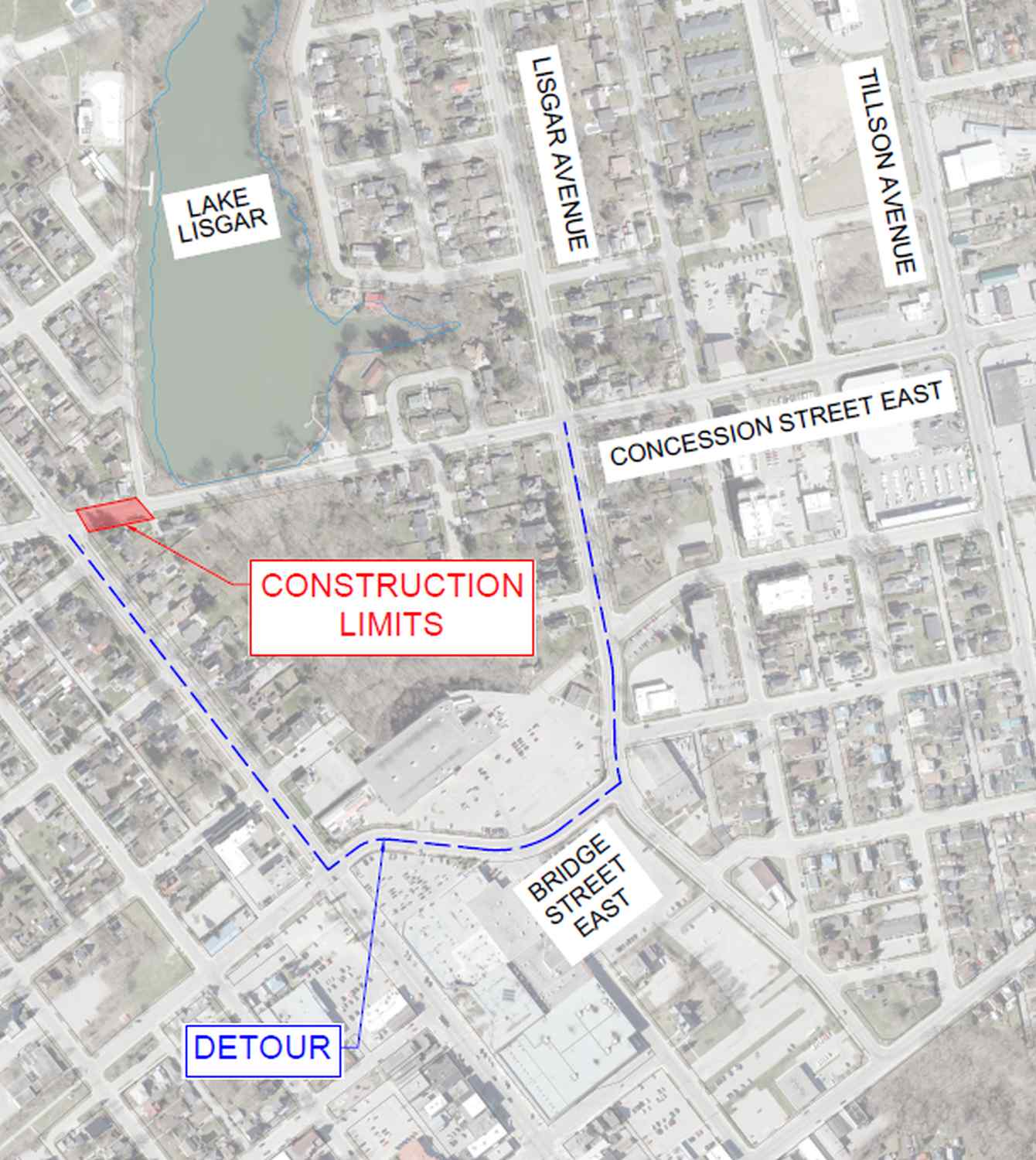 Detour Map