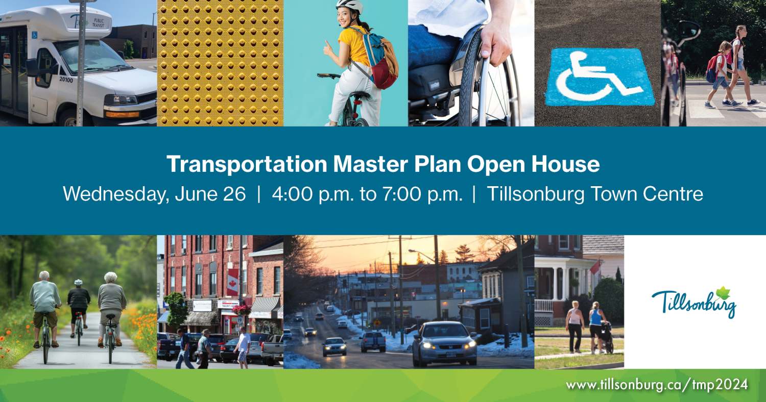 Notice for Transportation Master Plan Open House